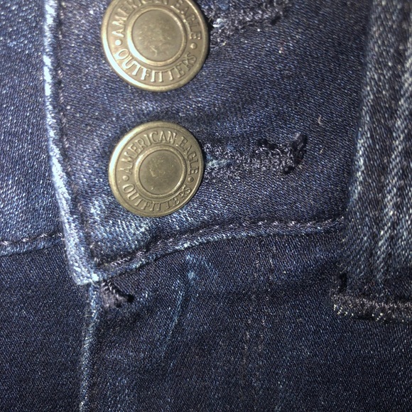 Dark Washed Ripped Jeans - Picture 4 of 6